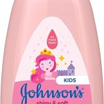Johnson's Baby Shiny & Soft Tear-Free Kids' Hair Conditioning Spray with Argan Oil & Silk Proteins, Paraben, Sulfate & Dye-Free Formula, Hypoallergenic & Gentle for Toddlers, 10 Fl Oz